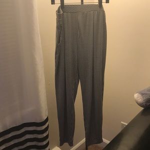 Black and White High Waisted Pants!